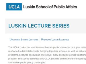 Setha Low to give Luskin Lecture April 23, 2019