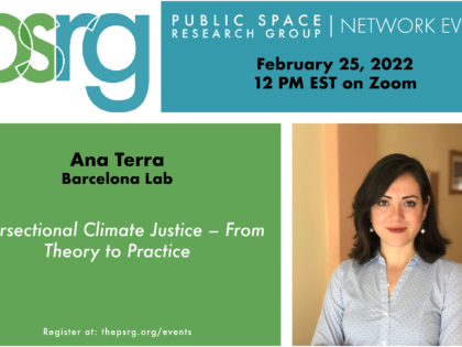 FEBRUARY 25 @12 ET :: Ana Terra presents: Intersectional climate justice: From theory to practice