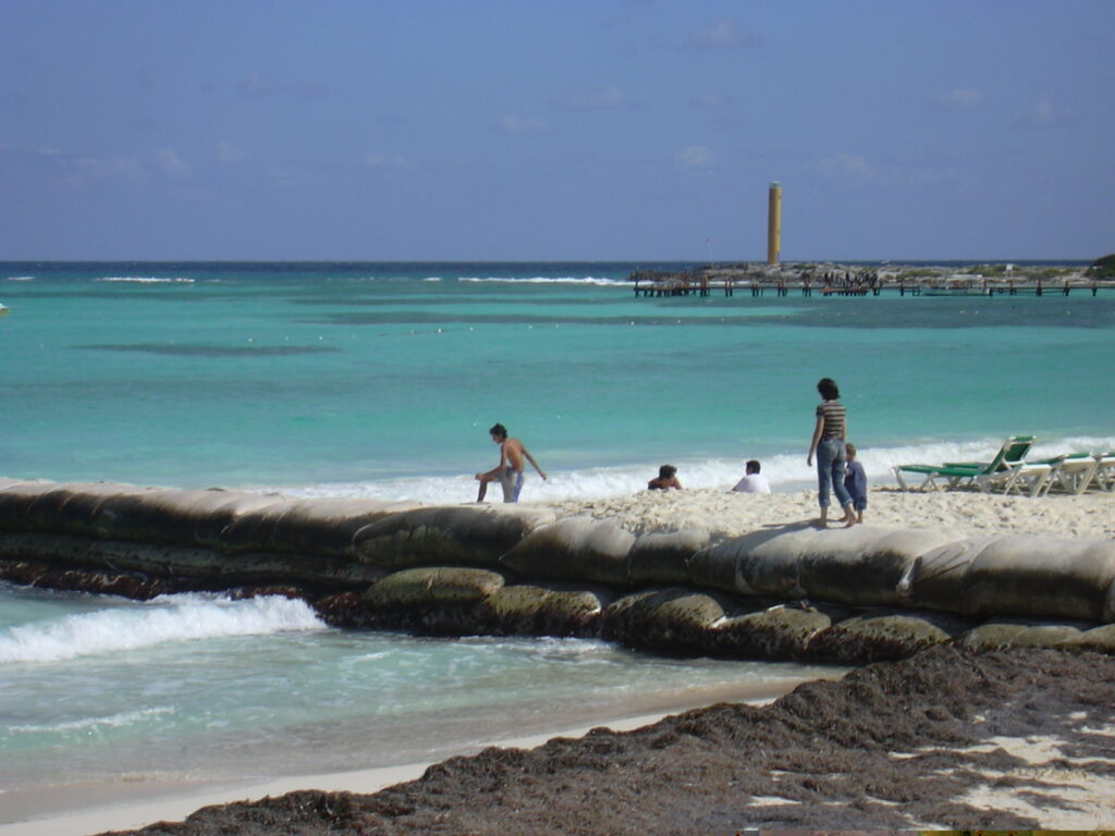 public beach at playa caracol cancun